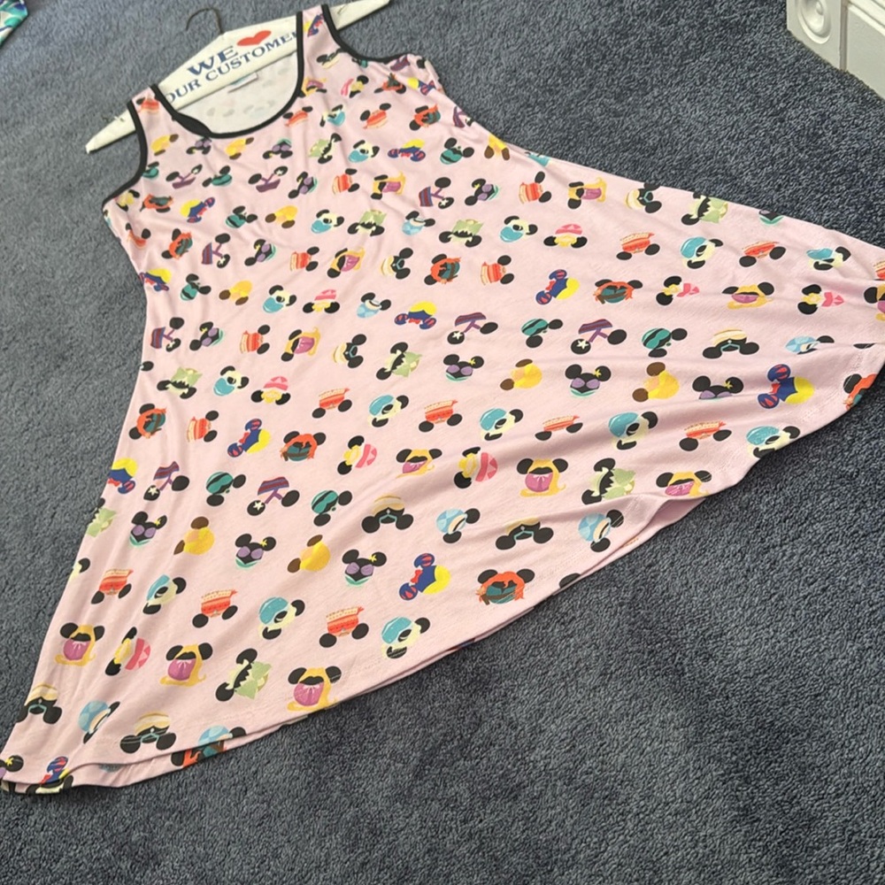 Disney themed racerback dress—L (see size chart)